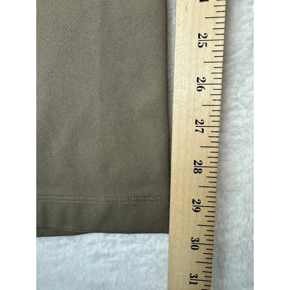 Lululemon Commission Pants Mens 31 Brown Olive Straight Leg Technical Chino
